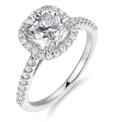 14k moissanite engagement ring